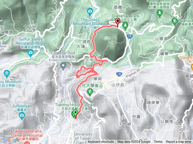 天母古道、翠峰瀑布、猴洞圳、半嶺水圳、松溪瀑布、橫嶺古道