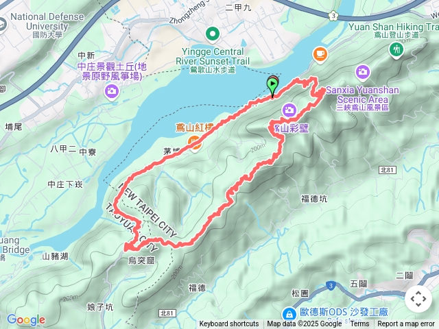 烏塗窟山，五十分山，鳶山O走預覽圖