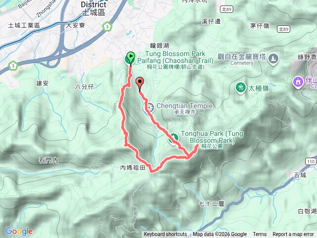 土城火焰山，天上山預覽圖