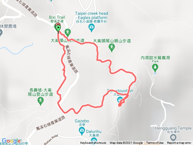 小溪頭環狀步道＋大崙頭山