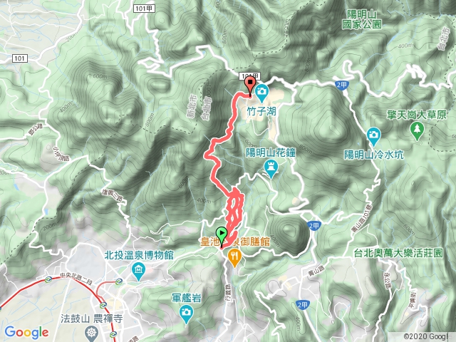 十八份步道、頂湖山步道、中正山產業道