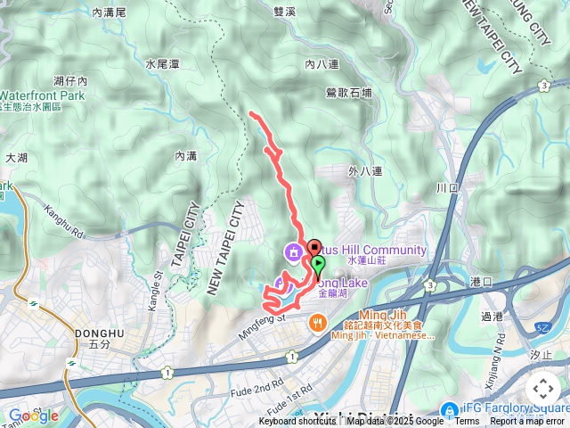 內溝山翠湖步道、金龍環湖步道
