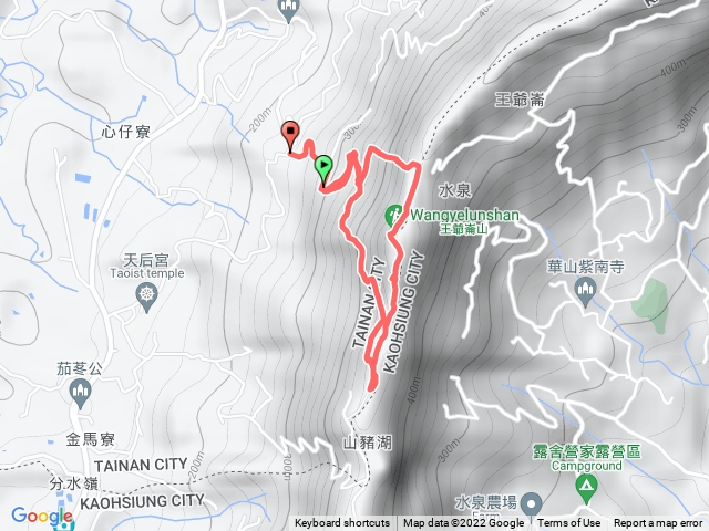 龍鱗步道左去右回