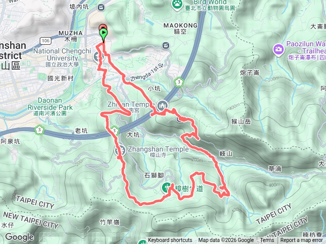指南山步道貓空站樟山寺