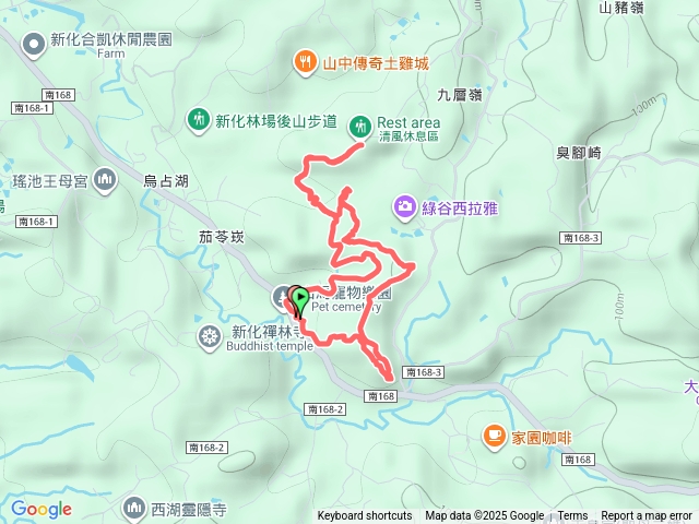 中興新化林場後山步道
