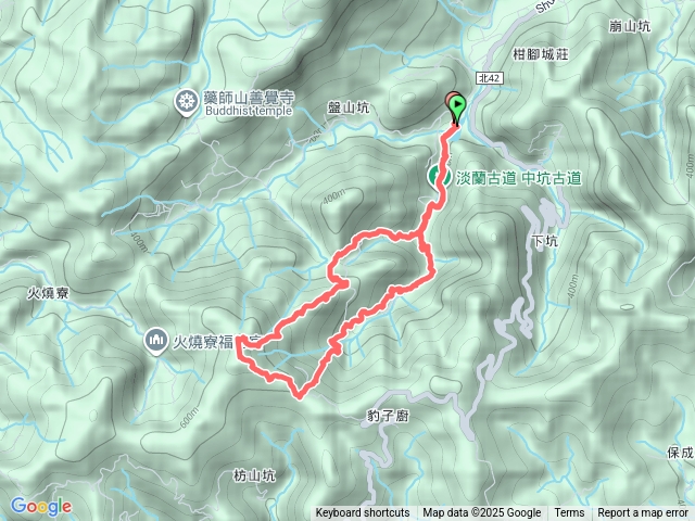 2025-08-23 藍天修徑：中坑古道西線~內盤山坑古道循稜線登枋山坑山~中坑頭~中坑古道O行