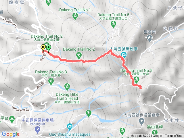 大坑風景區2號～5號