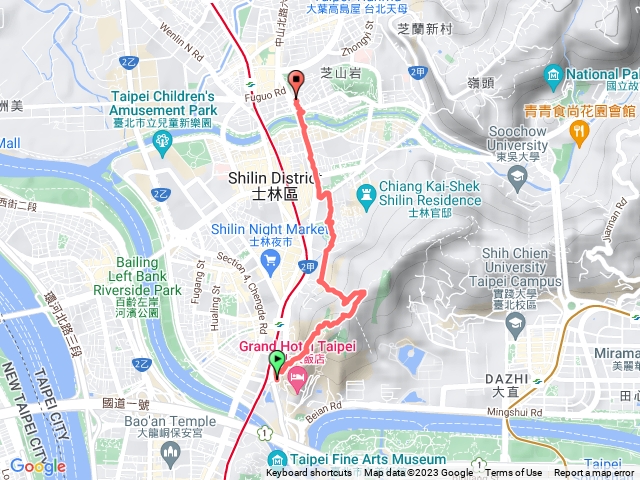 劍潭山步道預覽圖