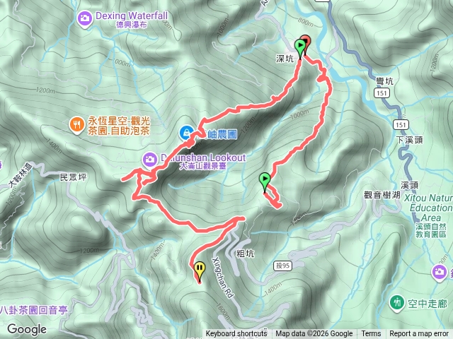 大石公山走空樟崙山o型八連峰預覽圖