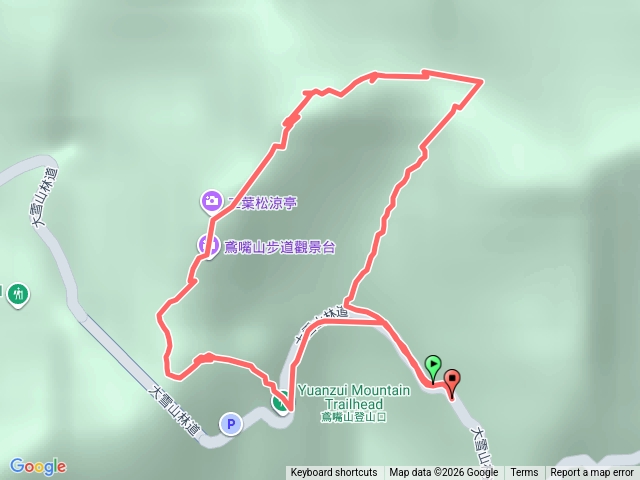 鳶嘴山步道預覽圖