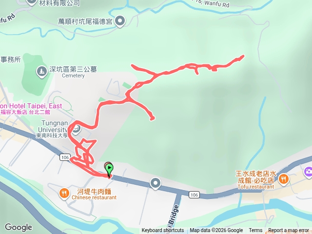 深坑萬順寮山～東南山（龍谷山）～東南山（龍谷山）東峰來回