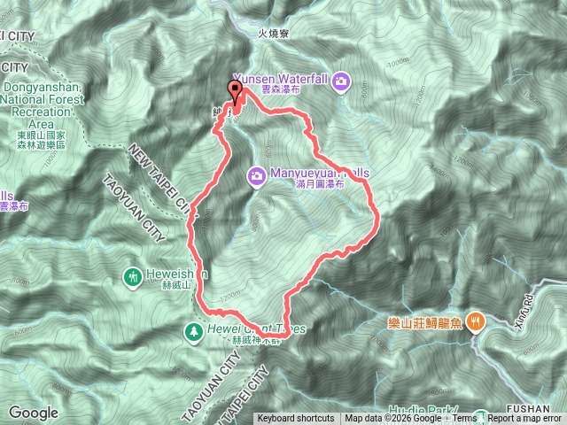 拉卡山、北插天山、多崖山、樂佩山、組合山預覽圖