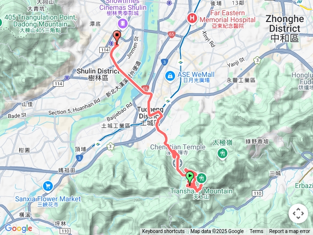 天上山賞螢（忘記關軌跡）