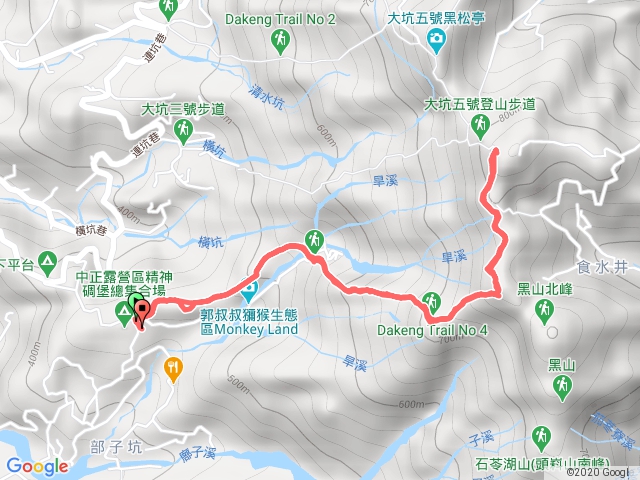 20200503三訪頭嵙山。四號步道來回。透明盒子。