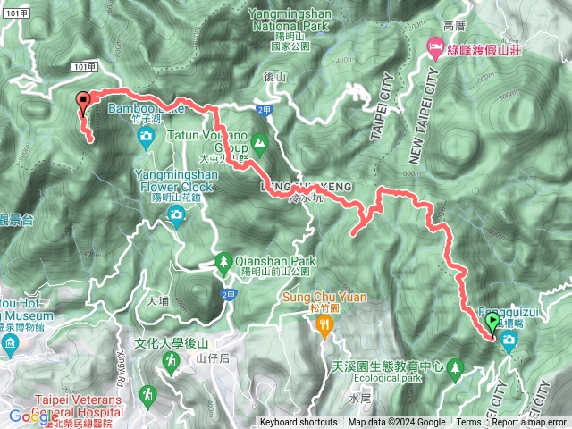 陽明山東段到大屯山