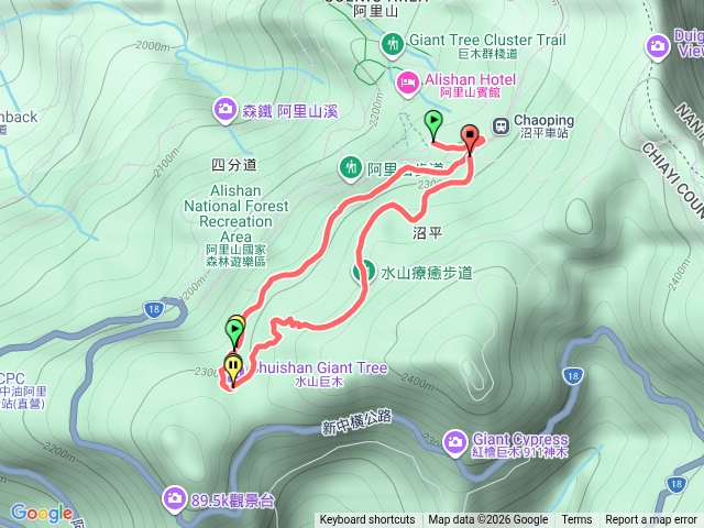 水山巨木步道