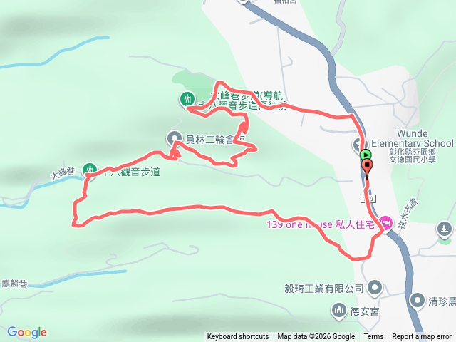 大峰巷接十八觀音步道預覽圖