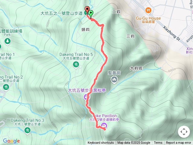 5-1號步道登山口-頭嵙山