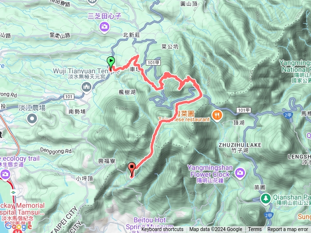 20241019大溪橋站-烘爐山-百拉卡山-蔡公坑山-清天宮