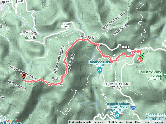 2023年臺北大縱走：尋寶任務臺北大縱走第二段：二子坪至小油坑202304291404