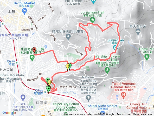 奇岩山 唭哩岸山 軍艦岩