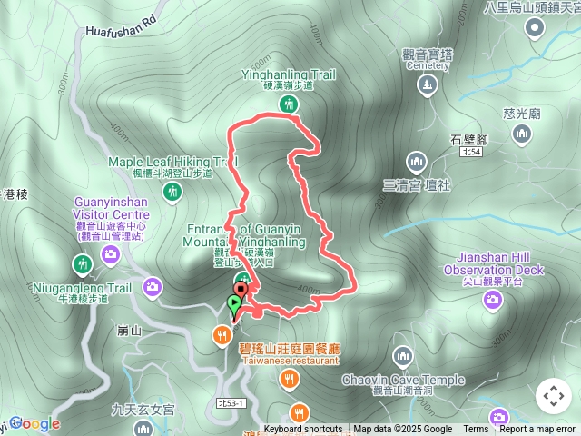 20250413硬漢嶺步道-觀音山-橫嶺步道1尖山步道-凌雲禪寺