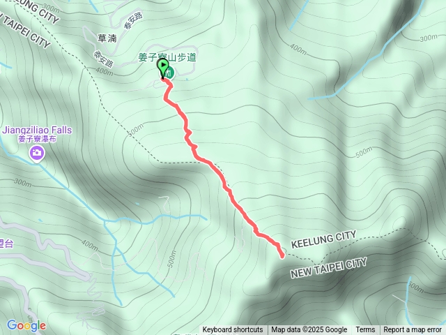 姜子寮山步道三角點來回
