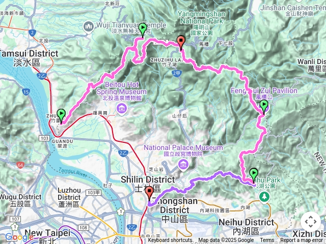 2025臺北大縱走(任務一)第一段至第五段全紀錄 2025.02.27 (關劍縱走)