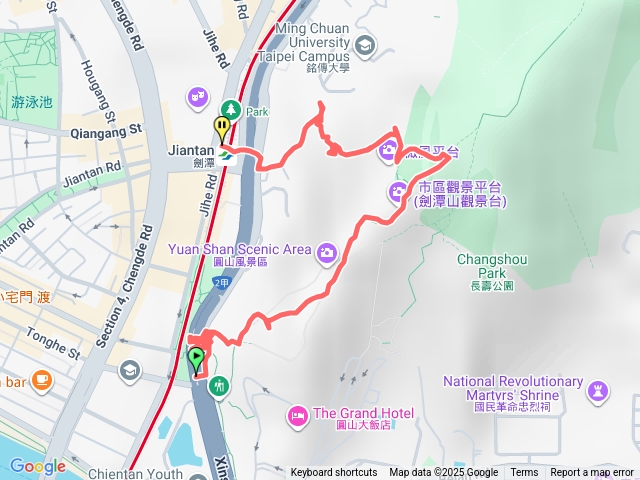 20250919劍潭山-劍潭捷運站