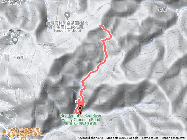 熊空林道、竹坑山