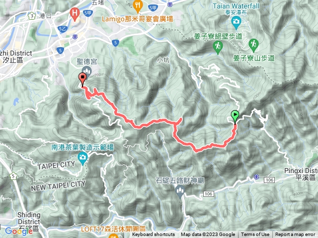 20230312五四縱走（磐石嶺走到大尖山）