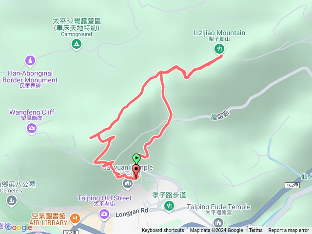 三元宮到太平山到梨子腳山