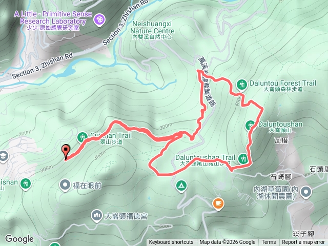 翠山步道-大崙頭山-大崙頭山森林木棧道-碧溪步道-翠山步道O型預覽圖