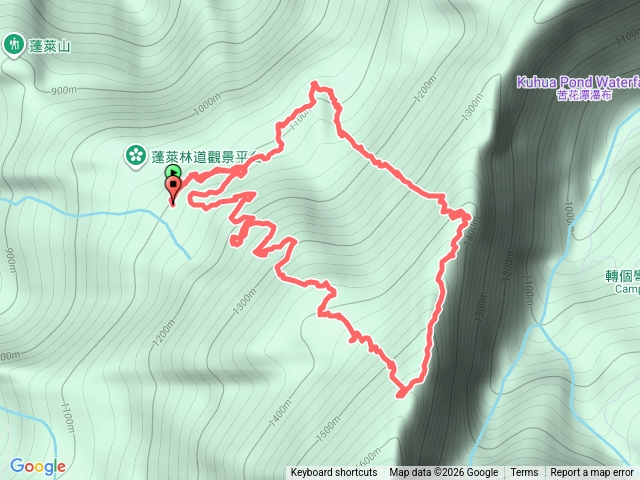 蓬萊石壁、蓬萊林道O型