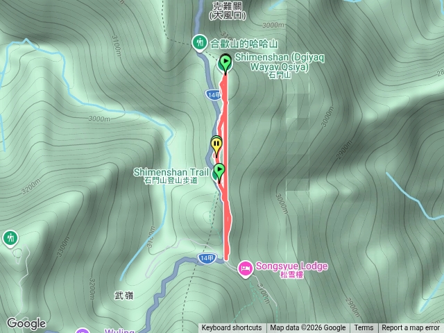 合歡石門山預覽圖