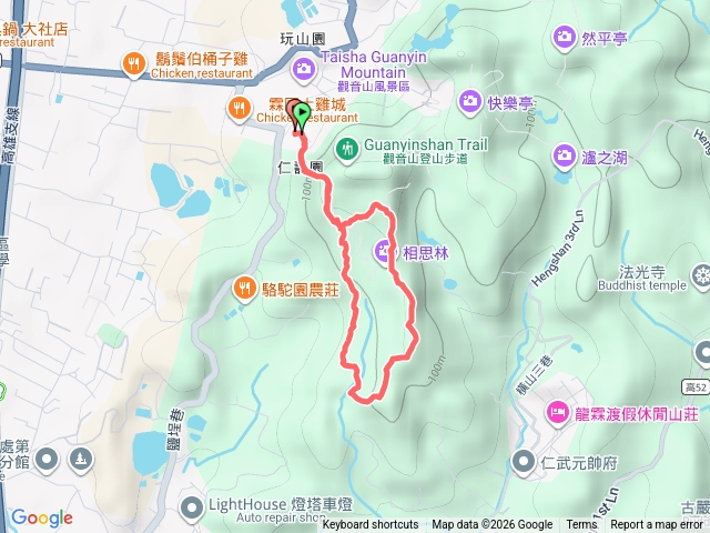 高雄大社觀音山連峰