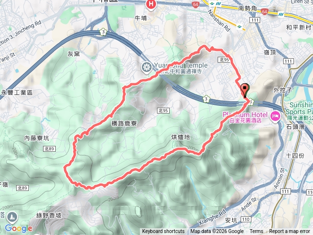 烘爐地華夏登山口