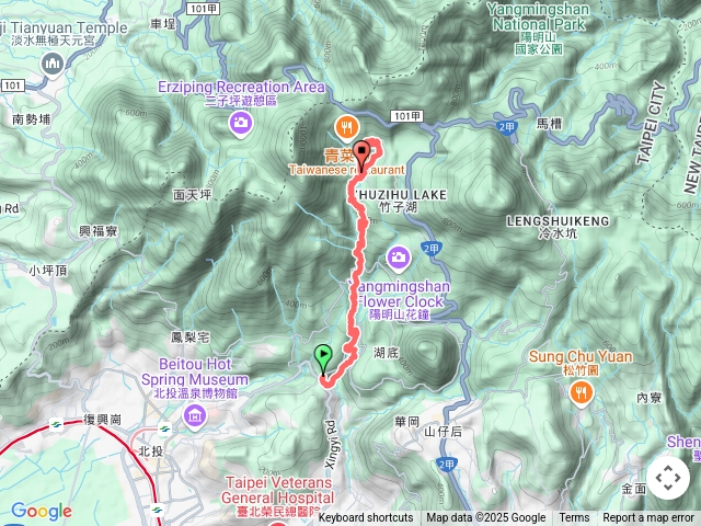 龍鳳谷＞雷隱橋＞竹子湖AB散步