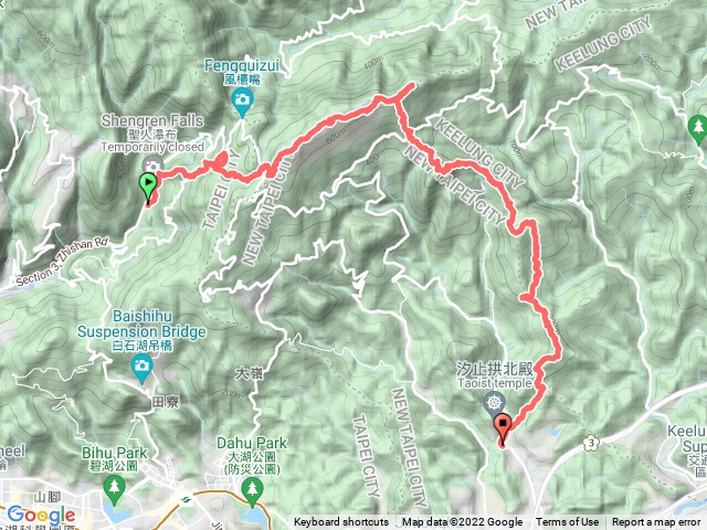 20220301聖人橋連走五指山新山十四分山出拱北殿站