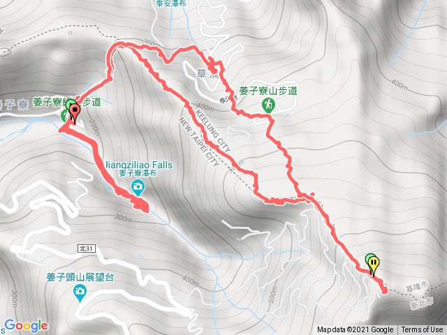 姜子寮山 旗尾崙山 姜子寮絕壁 連走