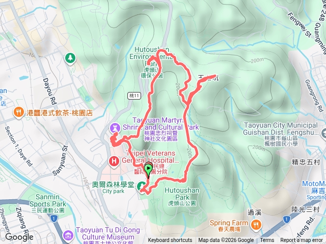 桃園三分山-五分山-停機坪-環保公園-忠烈祠O型預覽圖
