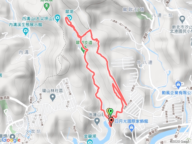 金龍湖學頭坡山翠池Ｏ型