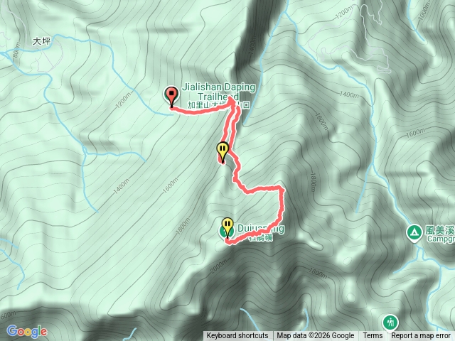 加里山大坪上杜鵑嶺O繞預覽圖