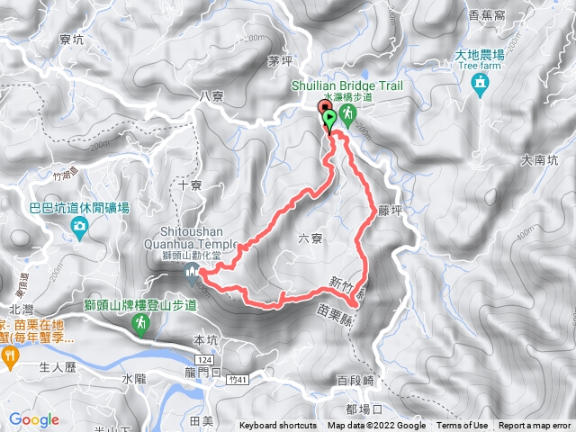 獅頭山九九步道猿山藤坪古道