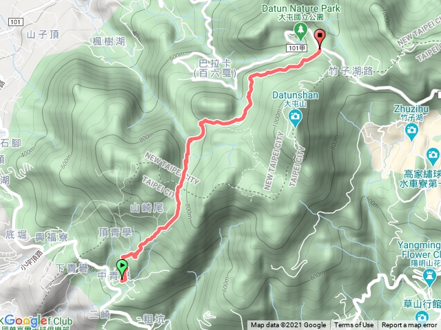 2021年臺北大縱走：尋寶任務臺北大縱走第一段：關渡至二子坪202104110937