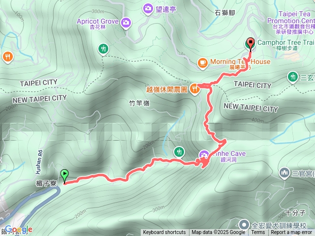 銀河洞接到樟湖步道