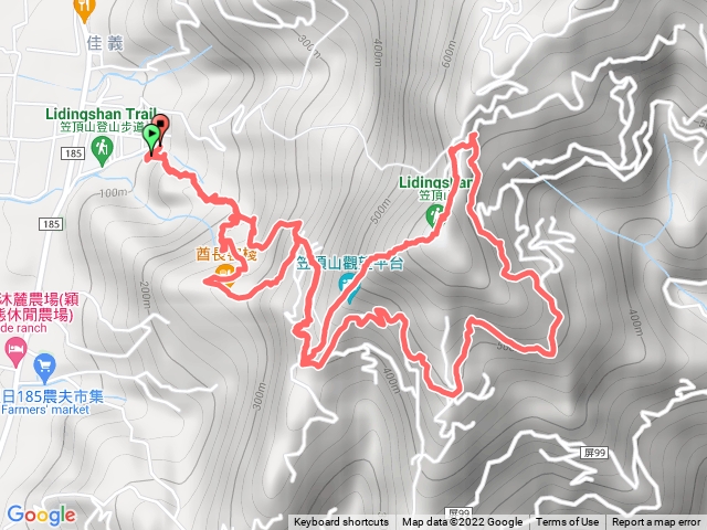 笠頂山後山三角點