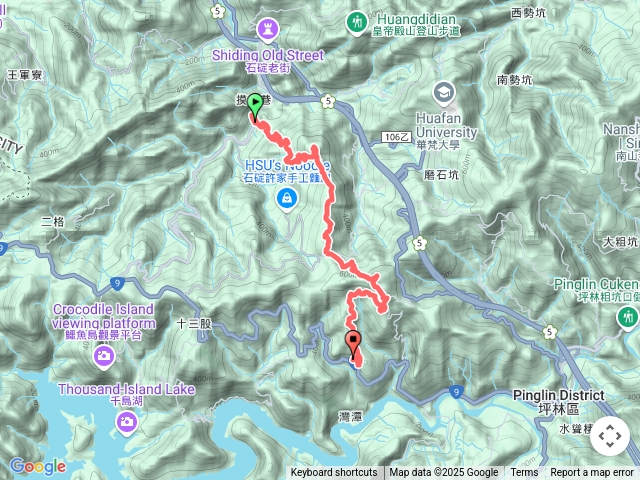 20250318石碇-溪邊寮站-橫坪道路-清水巖祖師廟-旗子腳山-七分尾產道-獵狸尖-北宜公路