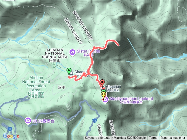 阿里山對高岳步道