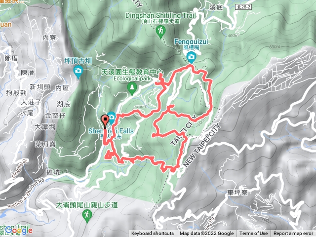 士林內湖雙溪山系、梅花山系O型縱走